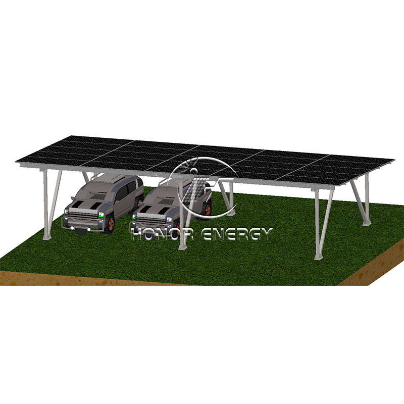 Стоманена W Type Solar Carport Mount