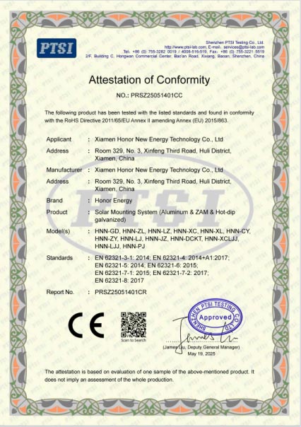 Aluminum Solar Tile Roof Mounting