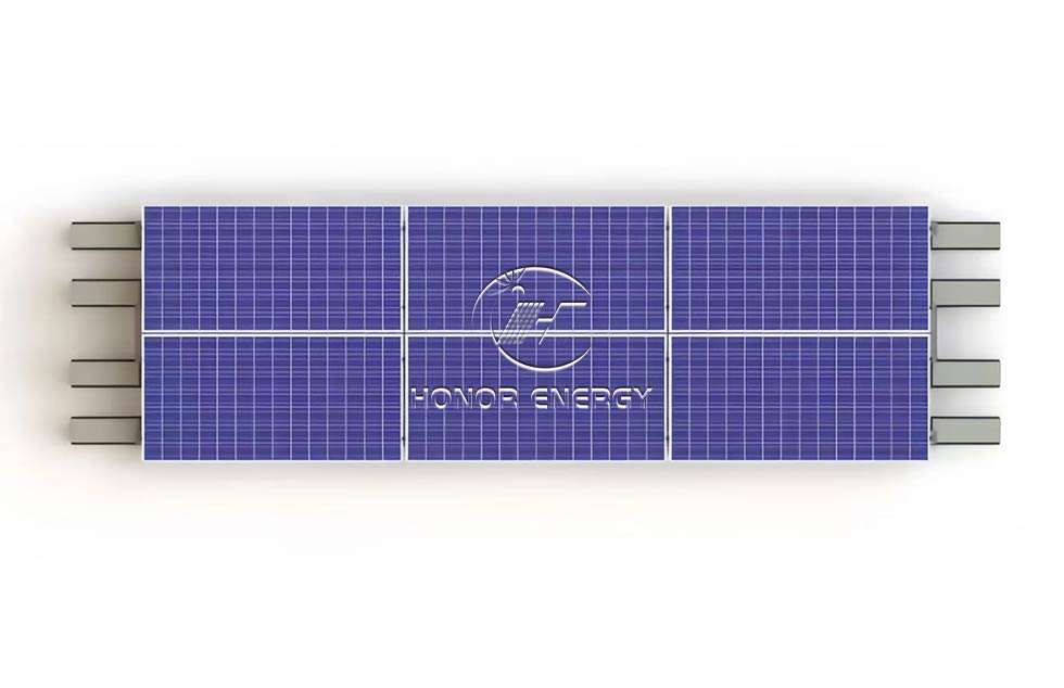Steel Ballasted Solar Flat Roof Mount