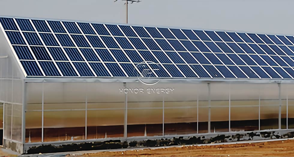 Steel Greenhouse Solar Farmland Mount